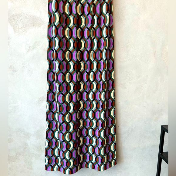 SIYU Maxi Sleeveless Dress, purple/green/muli, size 8. New with tags! - Picture 4 of 8